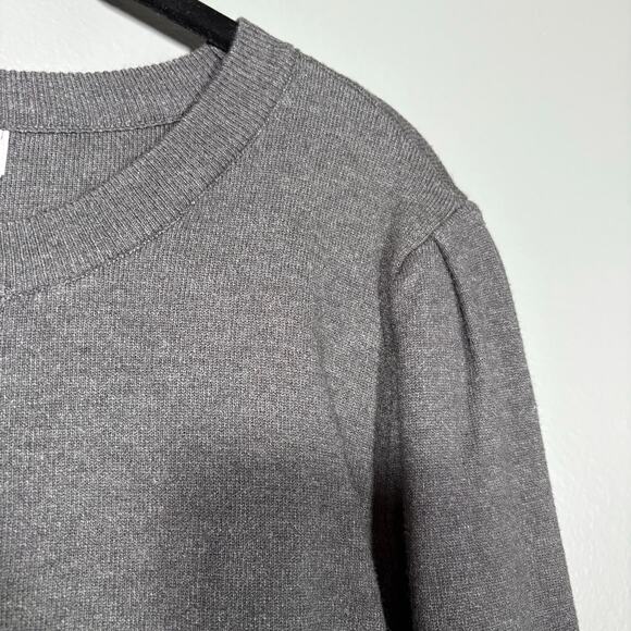 Liz Claiborne NWT Womens Charcoal Gray Minimalist Sweater - Size Large - Classic - Picture 2 of 7